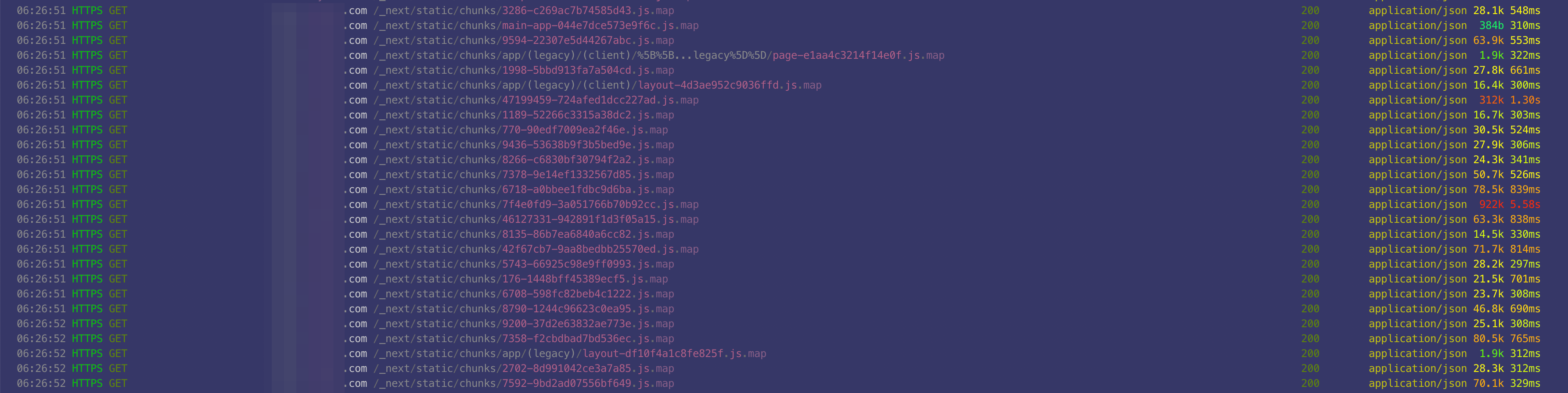 Mitmproxy sourcemaps