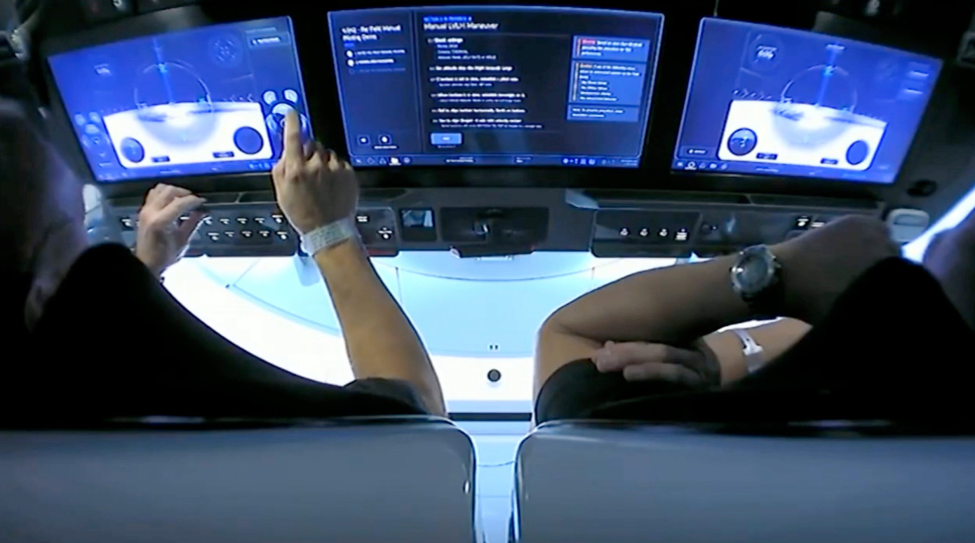 Falcon 9 touch input display