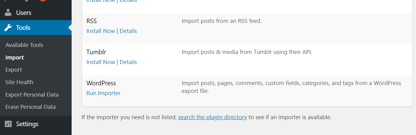 import-wordpress-dump